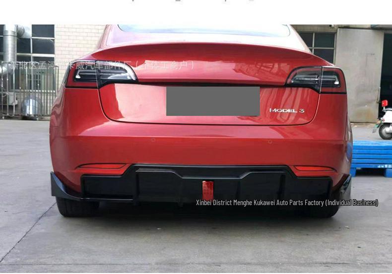 2019-2024 Tesla Model 3 Rear Bumper Corner Diffuser