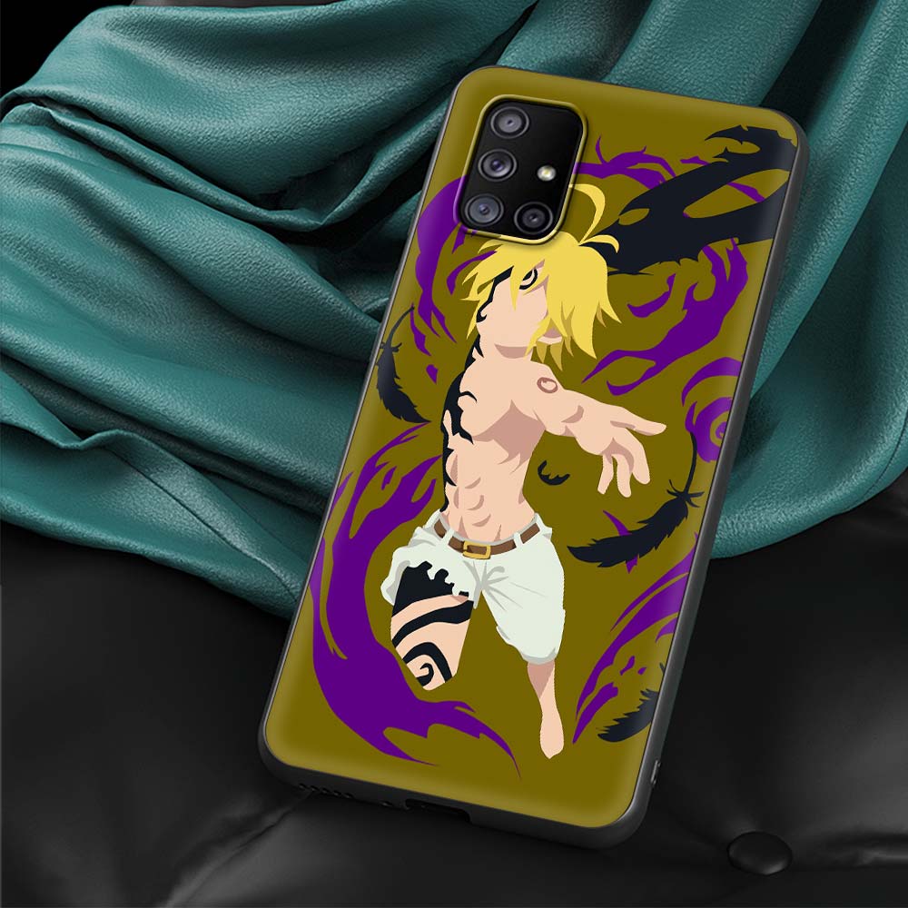Etui na telefon anime Siedem Grzechów Głównych dla Samsunga Galaxy A51 A71 A21S A12 A11 A31 A52 A41 A32 5G A72 A02S Pokrowiec z silikonu TPU