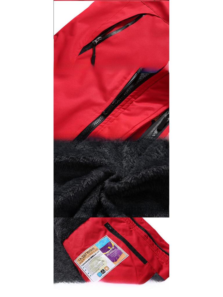 2025 Bunda s kapucí pro venkovní páry, Velká velikost, Větruodolná, Teplá, Plus samet, Silná bavlna pro muže.