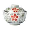Kulangsu Ceramic Rice Bowl Lid Thick Heat-resistant Thermal Insulation One Person Japanese Tableware Stylish Soup Container Not Set 4 Designs Gift 4.5