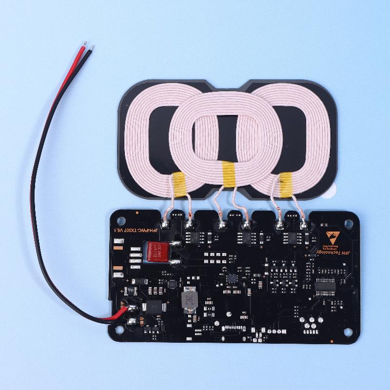 {MX} DC9-32V 3-Coil Type-C Interface Car Wireless Charging Module 20W Wireless Charger Transmitter Module