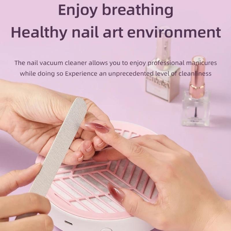 Professional Nail Dust Collector Highly Efficiency Suction and Low Noise for Dust Free Nail Salons and Homes