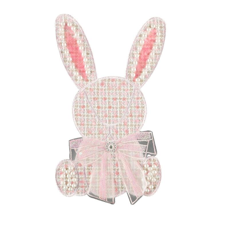 Mesh Bow Lace Embroidery Sticker Diy Hand Account Accessories Wedding Dress Accessories Brooch Hair Accessories National Style Cloth Sticker