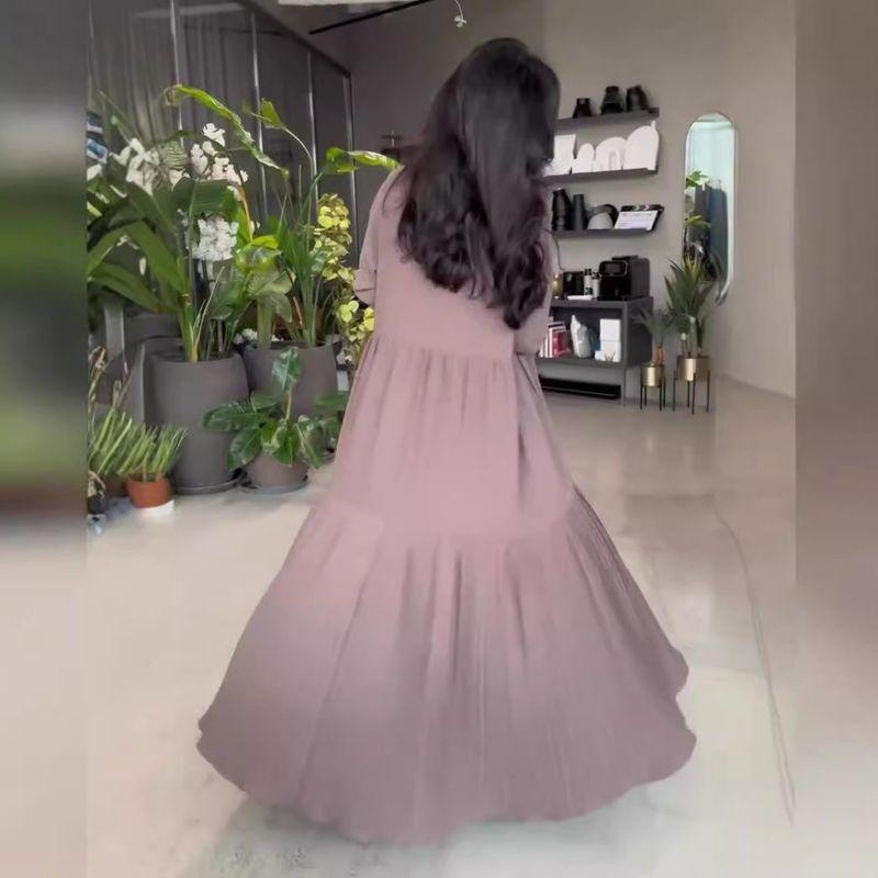 

Autumn European and American Solid Casual Long Trench coat Trousers Set Casual Jacket and Pants Set Pinkish XXXL