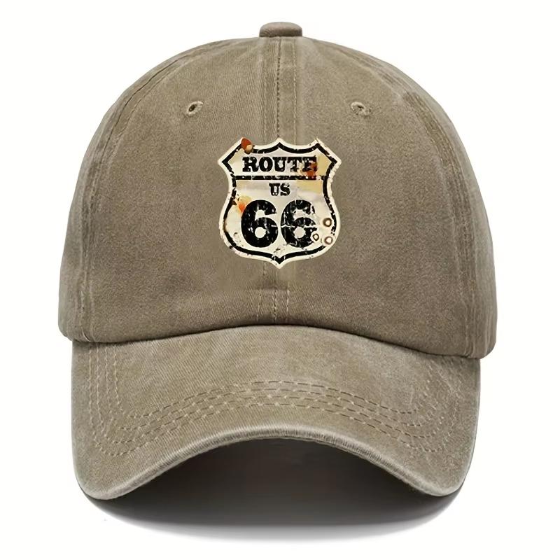 Retro Feng Shui cotton baseball cap with distressed print - Soft top, Unisex's sun protection dad cap, size 66, print, sun hat