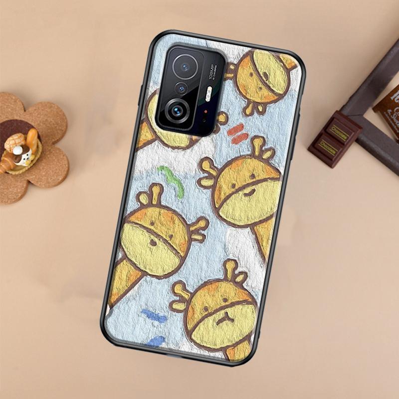 Kawaii Bears Rabbit Oil Painting Case For Xiaomi 14T 11T 12T 13T Pro 13 14 Ultra POCO X7 Pro X3 X5 F3 F5 F6 M6 X6 Pro Cover
