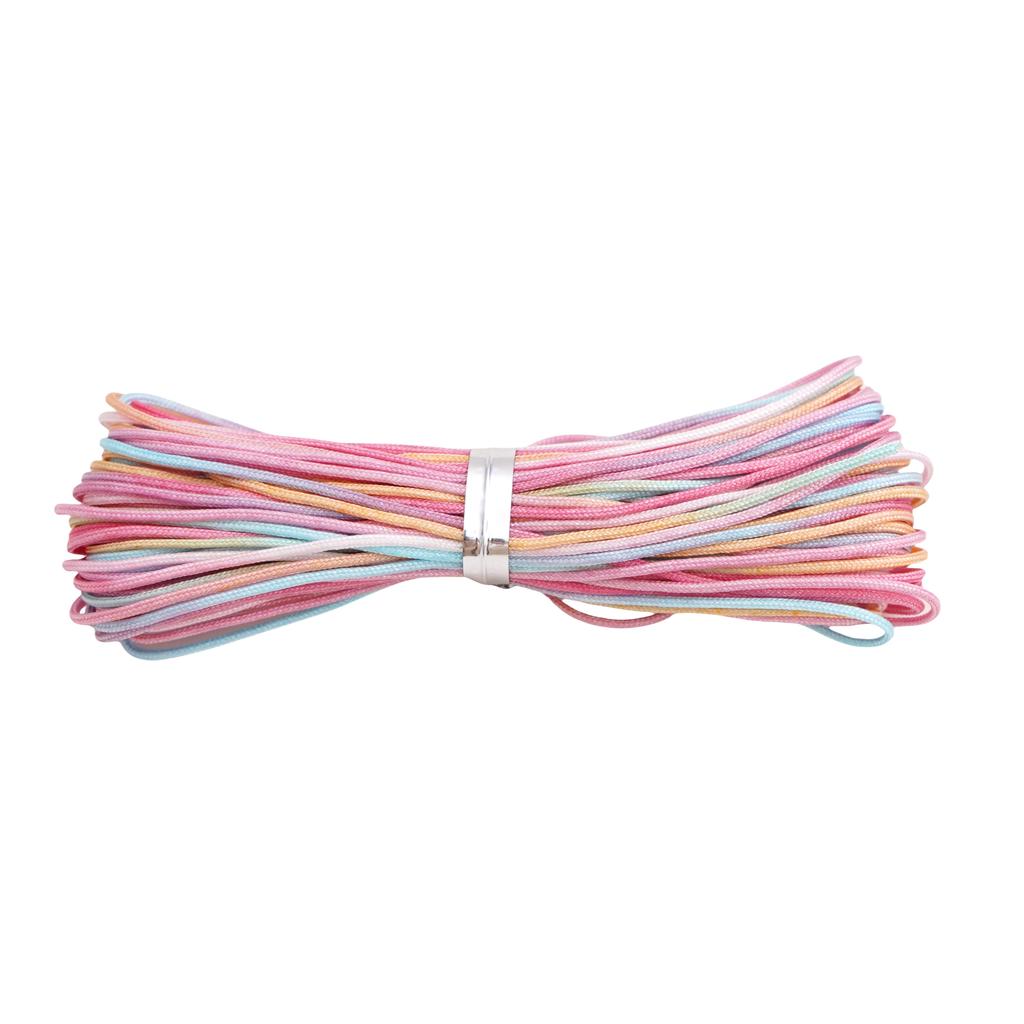 5-50m/lot 0.8mm Cotton Cord Nylon Cord Thread String DIY Beading Braided Bracelet Jewelry Making