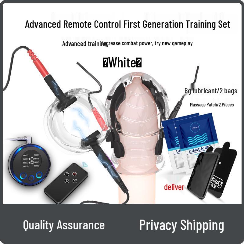 SM Choc Électrique Dispositif d'Entraînement Érotique pour Désensibilisation et Endurance du Pénis