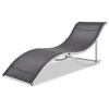 VidaXL Chaises longues pliantes 2 pcs Aluminium et Textilène 43654