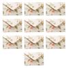 10Pcs Vintage Flower Envelopes 6x4Inch Folding Envelopes Invitation Envelopes For Wedding Valentines Card And Mailing