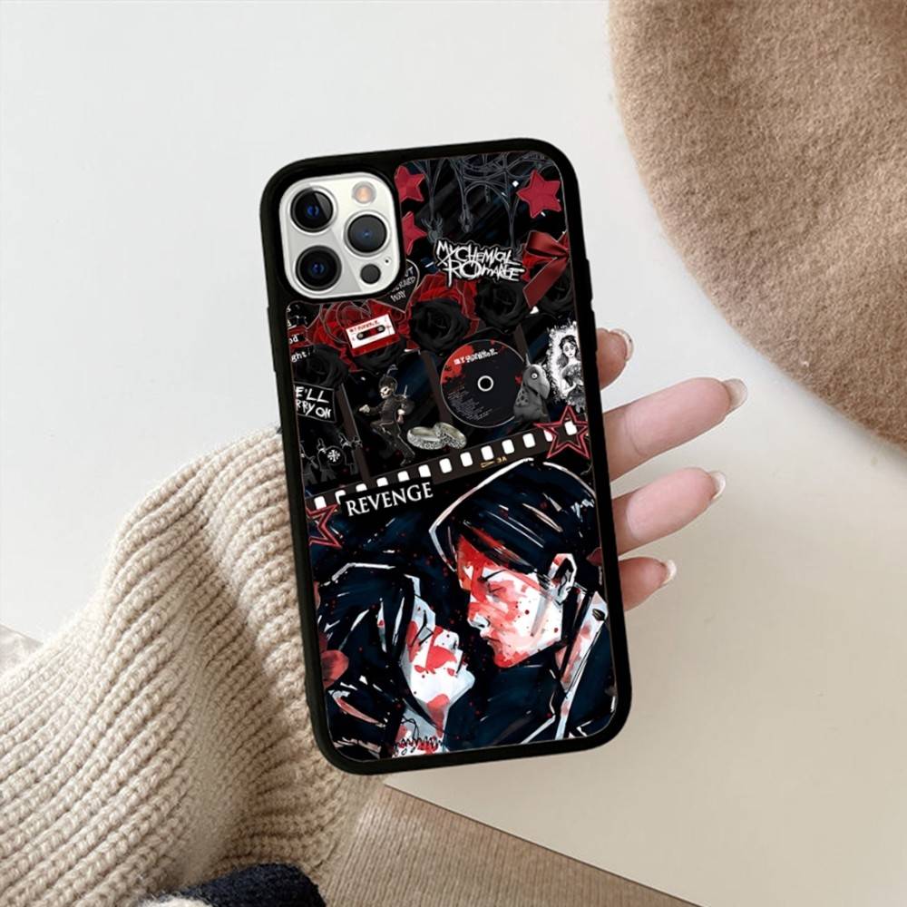 Indie Rock Band My C-Chemical R-Romance Phone Case Wireless Charging PC+TPU For IPhone 11 12 13 14 15 16 17 Pro Max Plus Case