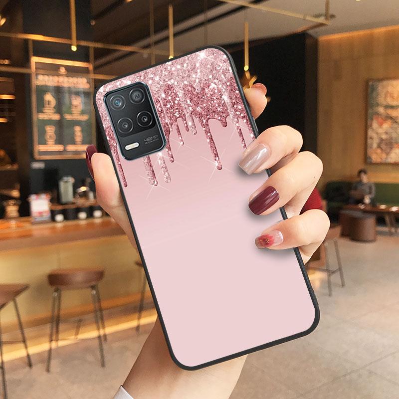 

Блестящий розово-фиолетовый чехол для OPPO Realme GT 2 Pro X2 Pro XT C25S 8 7 6 Pro 6i GT Master C3 C21 C21Y C11 X3 SuperZoom Realme 6 Pro