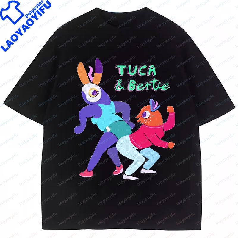 Funny Cartoon Shirt TucaBertie Awesome For Music Fans TShirt Birthday Gifts Good Idea Classic Graphic Tees Short Sleeve Top