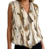 Women's rabbit fur fur fur integrated vest autumn and winter wear fashion sleeveless fur vest rabbit fur vest