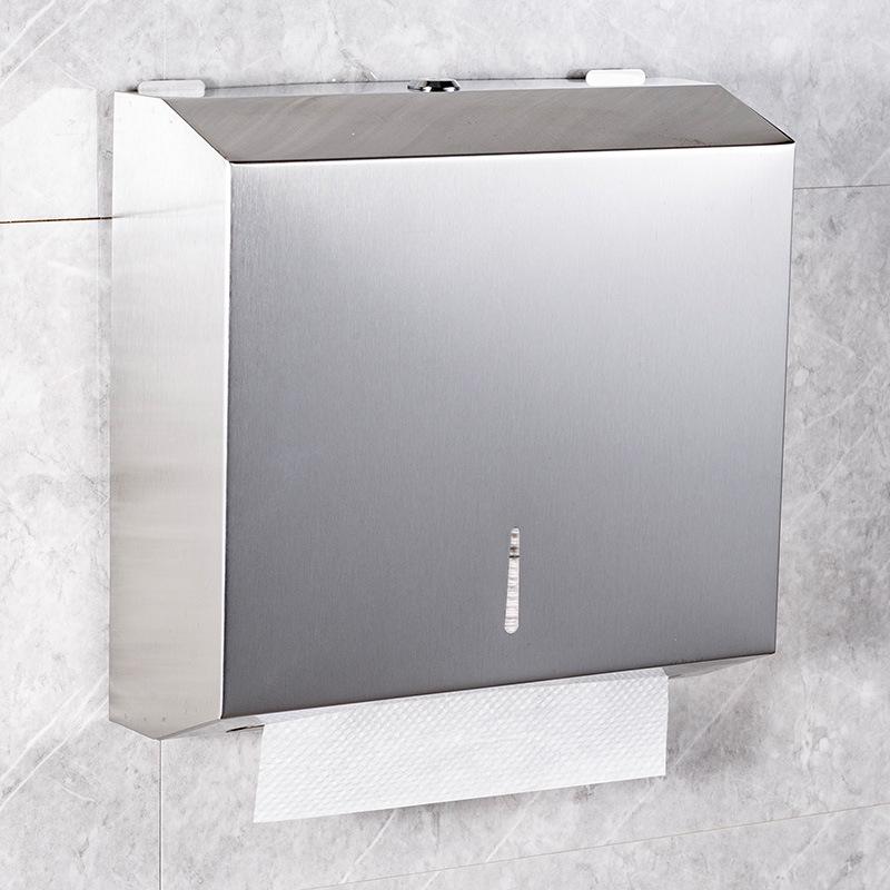Stainless Steel Waterproof Large Toilet Paper Dispenser for Public and Hotel Bathrooms
