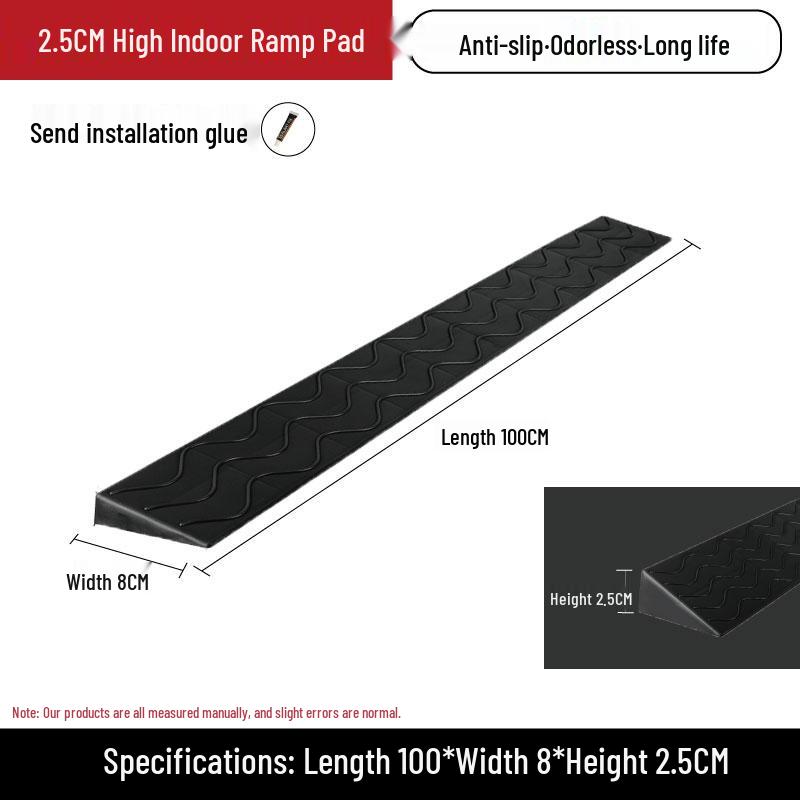 Threshold Uphill Ramp Mat for Indoor Sweeping Robots