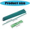 Garden Plant Stakes With Clip Heavy Type Plastic Support Poles For Climbing Vine Flowers Regulable Length Outdoor Use
