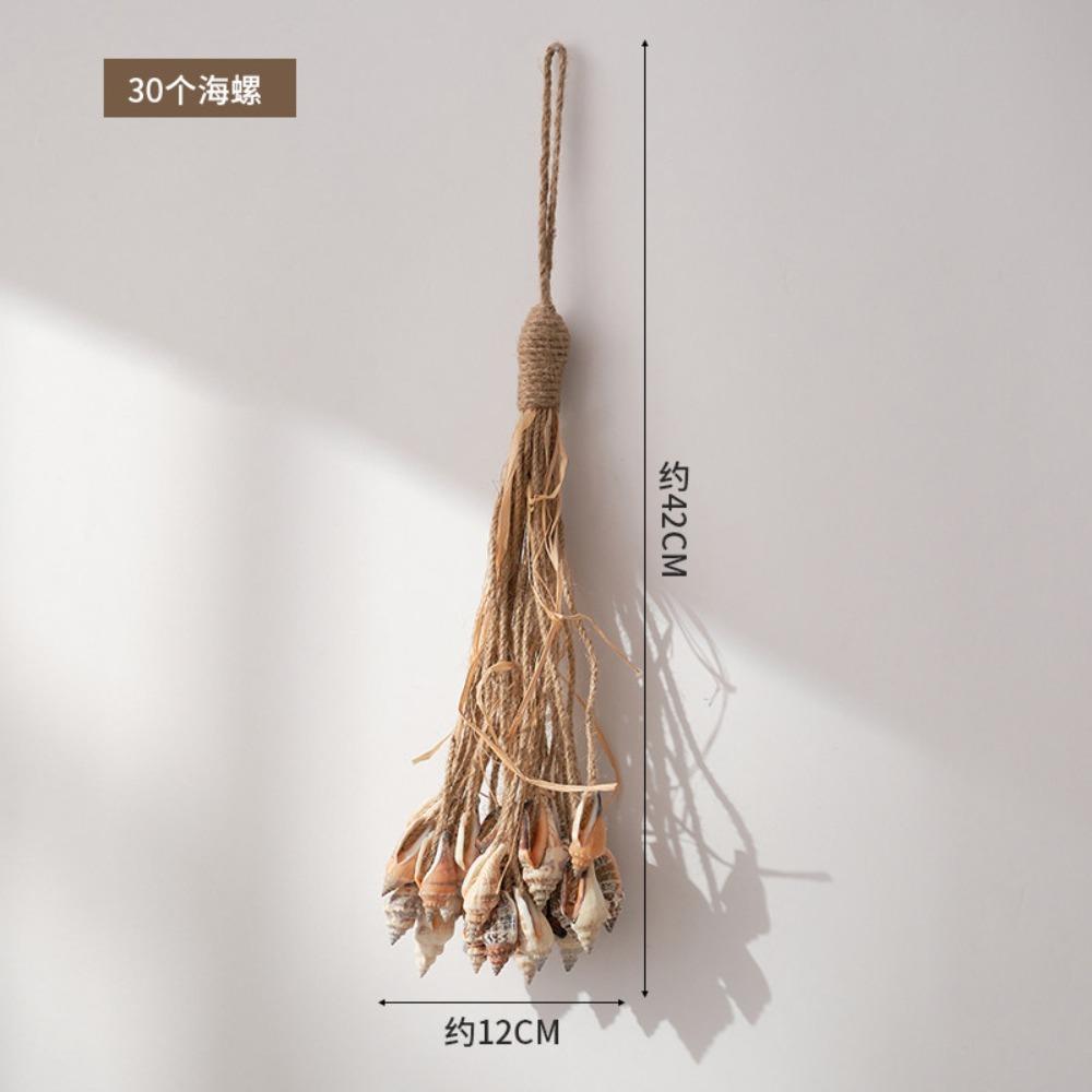 Mediterranean Style Wooden Fish Skewers Fishbone Pendants Creative Fishing Net Ornaments Home Wall Decorations Wall Decorations