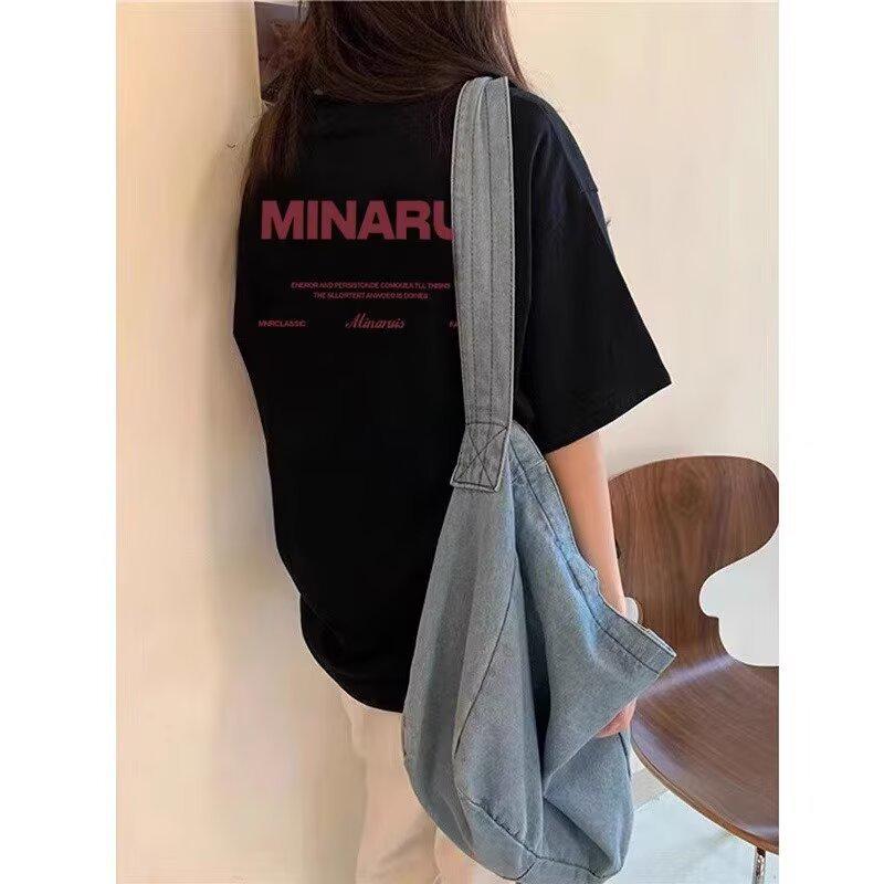 Dospívající čínský trend Těžké unisex PUNK tričko s pěti rukávy pro páry