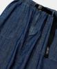 COLUMBIA UNIVERSITY Columbia Trajan Label Belted Denim Long Skirts Midnight Denim