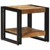 Coffee Table Brown 40 X 40 X 38 Cm Solid Mango Wood