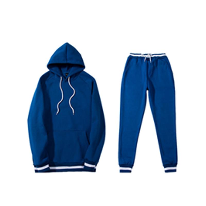 Loose Hooded Sweatshirt Sports Suit 