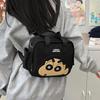 Cartoon Cute Crayon Shin-Chan Backpack Large Capacity Canvas Handbag Portable Shoulder Crossbody Bag Multifunctional Storage Bag