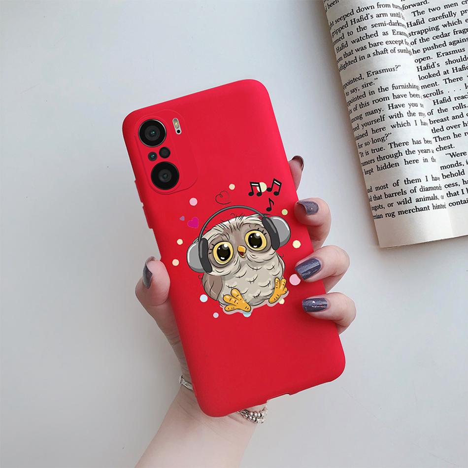 For Xiaomi POCO F3 Case Soft Back Cover Fashion Rainbow Love Heart Silicone Phone Protector Case For Xiaomi mi POCO F3 F 3 Funda