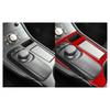For Lexus CT200h 2011-2017 Red Carbon Fiber Interior Central Console Cover Trim