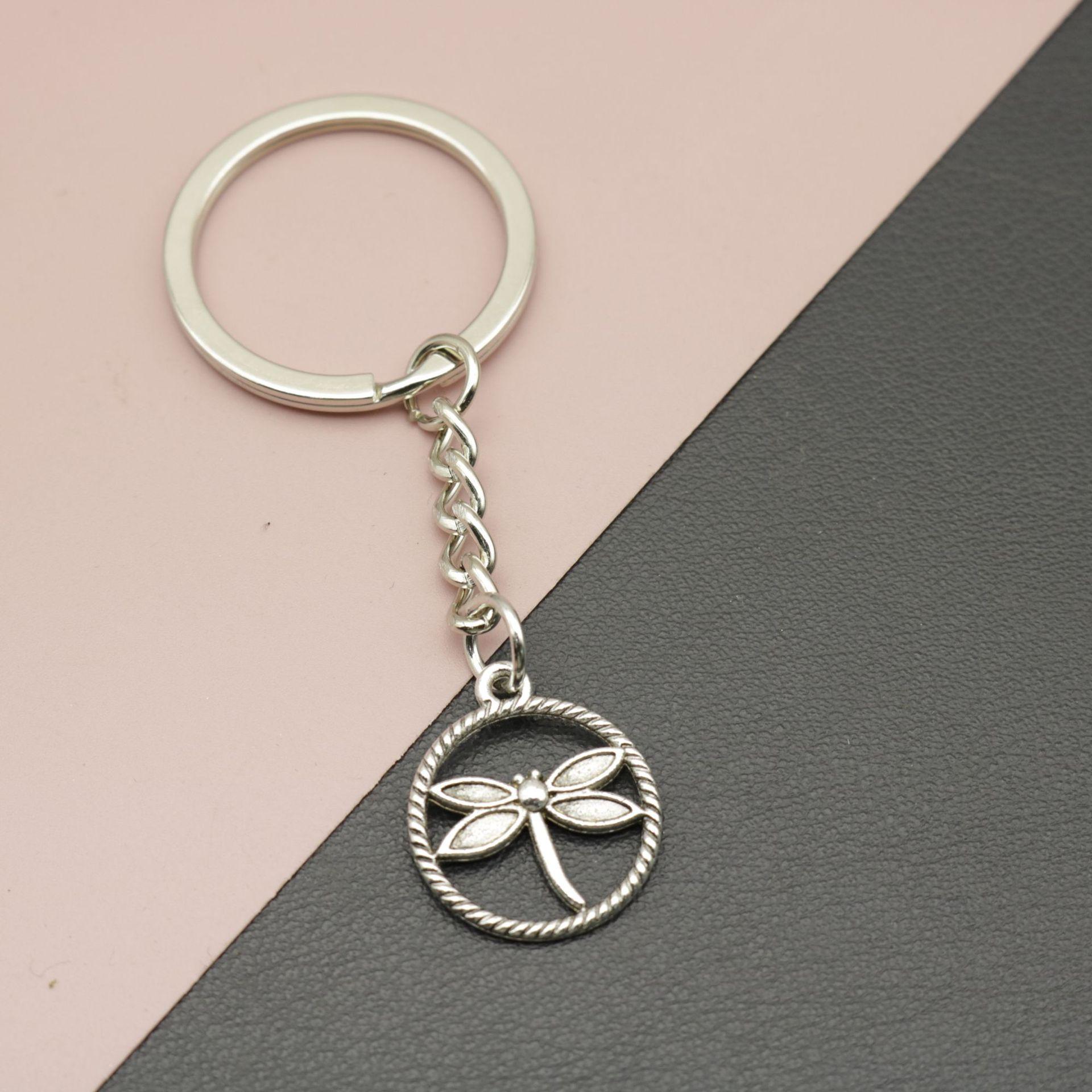 Xiyin Elegant Dragonfly Keychain Pendant