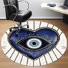 1pc Heart Eye Office Round Area Rug,  Mat Suitable For Office, Under Office Chairs Bedroom Living Room Home Decor, Room Deco