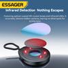 Essager Mini Hidden Camera Detector Portable Anti-Spy Infrared Lens Finder Anti-Peeping Gadget ForTravel Hotel Bathroom Security