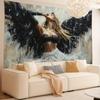 2D Modern Art Fallen Angel Tapestry Cloth Sexy Woman Decor