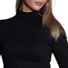 Levis Womens/Ladies Ruched Turtle Neck Slim Sweater Top