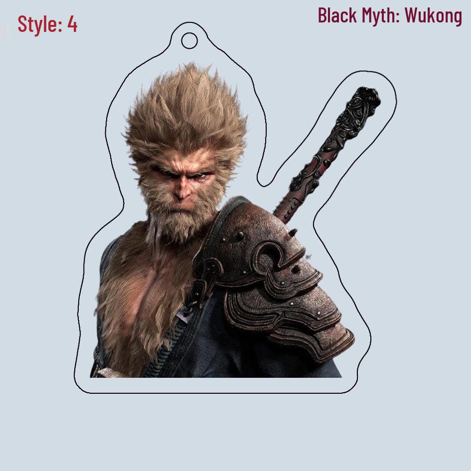 Black Myth Wukong Double-Sided Acrylic Keychain and Luggage Tag - Customizable with Images