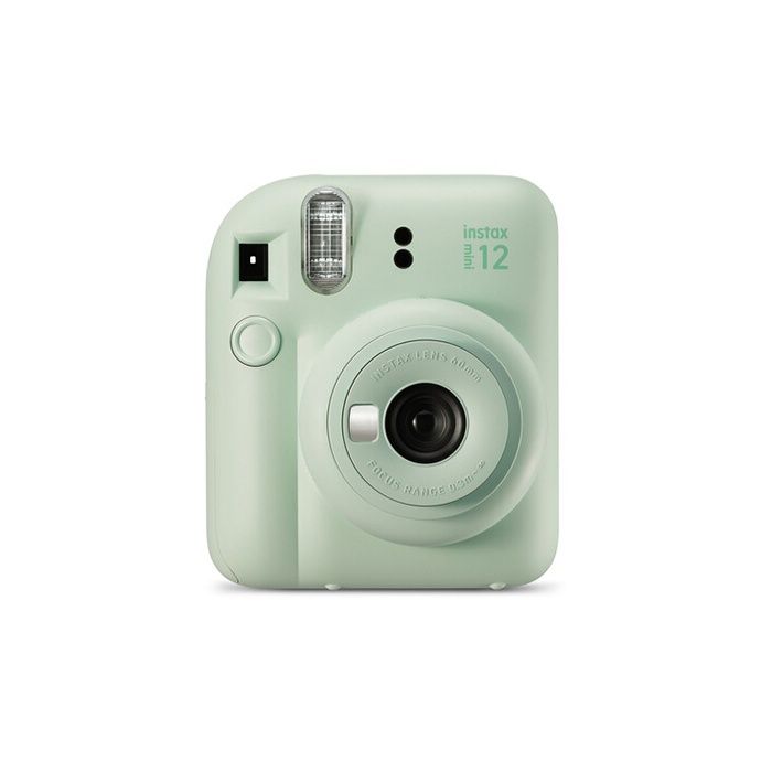 Direktekamera - Fujifilm - Instax Mini 12 - Mintgrønn - Innebygd blits - Selfiespeil