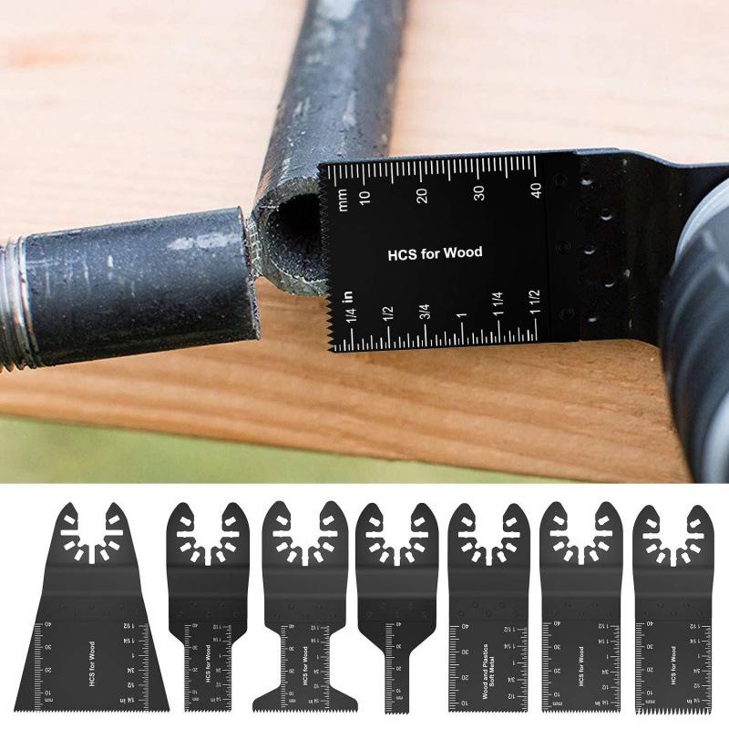 31-Piece Oscillating Saw Blade Kit for Wood, Plastic, and Putty Cutting