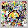 50 Colorful Cartoon Graffiti Stickers for Laptops, Skateboards, and Luggage
