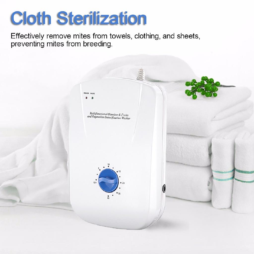 18W Ozone Generator Ozonator Ionizer Home Sterilizer Timer Oil Vegetable Meat Fresh Purify