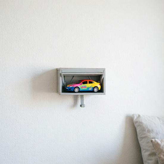 Adhesive Wall Hooks with Container Shape Industrial Style No Drill Hanging Hook for Ceramic Tiles Glass Wood Walls