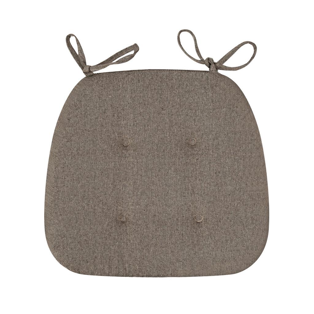 Universelles Esszimmerstuhl-Kissen Verdickt Warmhalten Baumwolle Leinen Sitzkissen Hufeisenform Atmungsaktiv Alle Jahreszeiten Heimgebrauch Kissen