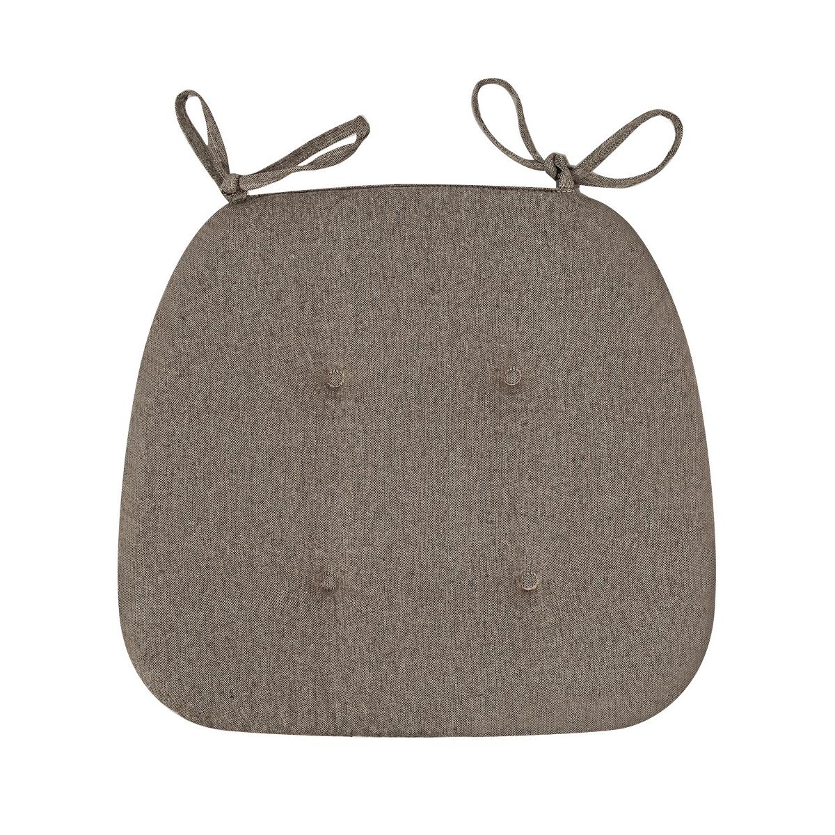 

Universal Dining Chair Cushion Thickened Keep Warm Cotton Linen Seat Pad Horseshoe Shape Breathable All Season Home Use Cushion