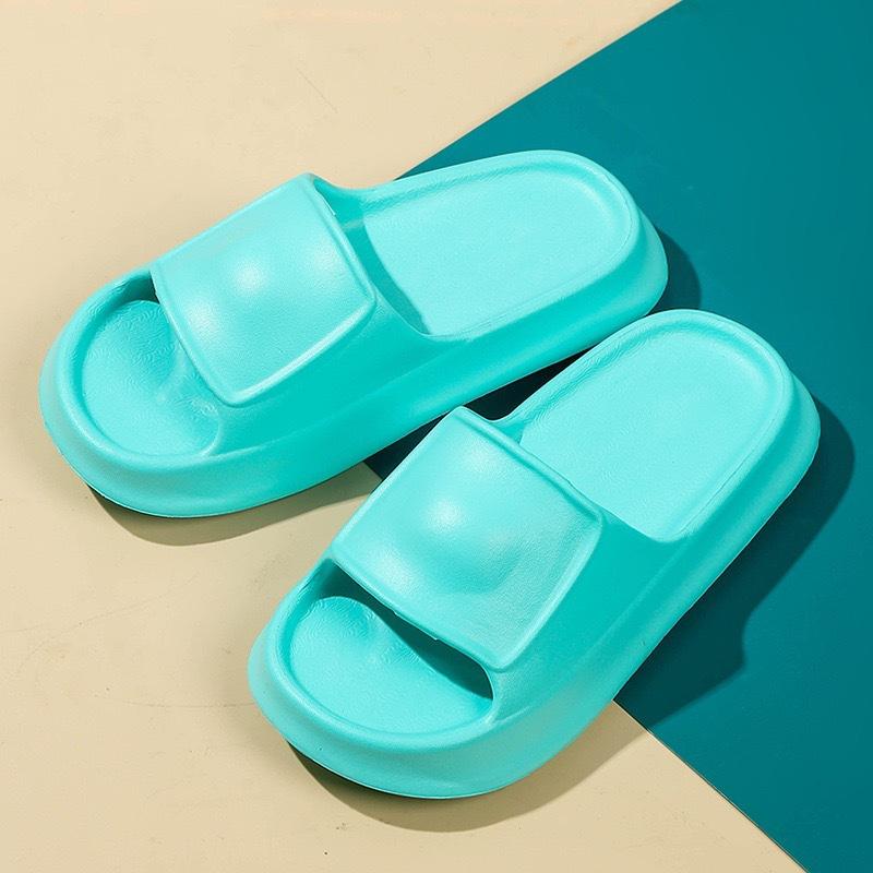 Summer Home Thick-soled Slippers Female Couple Bathroom Bathing Thick Soft Bottom Indoor Wear Sandals and Slippers for Women