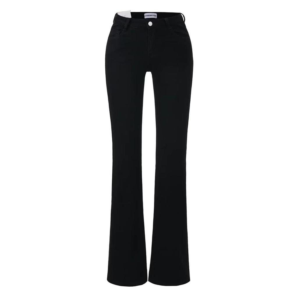 Hot Girl Low-Rise Slimming Butt-Lift Micro-Flare Slim-Fit American Style Jeans