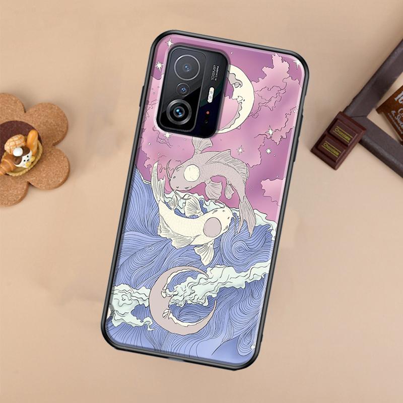 Koi Fish Yin Yang Case For Xiaomi POCO X7 X6 X5 X3 Pro F3 F5 F6 M6 Pro 13 14 Ultra 11T 12T 13T 14T Pro Cover