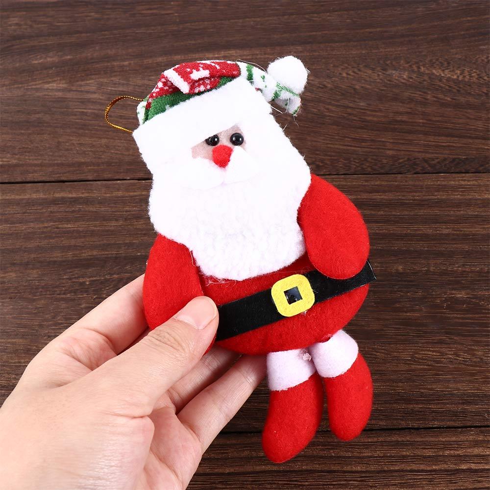 Bear Hanging Cute Soft Decorative Toy Doll Christmas Pendant Ornaments Christmas Tree Decoration