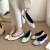 Fashion Bailamos 2025 New Brand Women Flat Shoes Fashion Round Toe Shallow Slip On Ballerinas Shoes Soft Flat Heel Dress Ballet Shoes