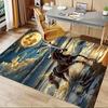 1pc Horse,Ocean,Moonlight Office Carpet Soft Polyester Entrance Carpet Washable Non Slip Machine Was
