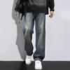 Men's Trendy Autumn/Winter Sweatshirt & Jeans Two-Piece Set for Teen Students