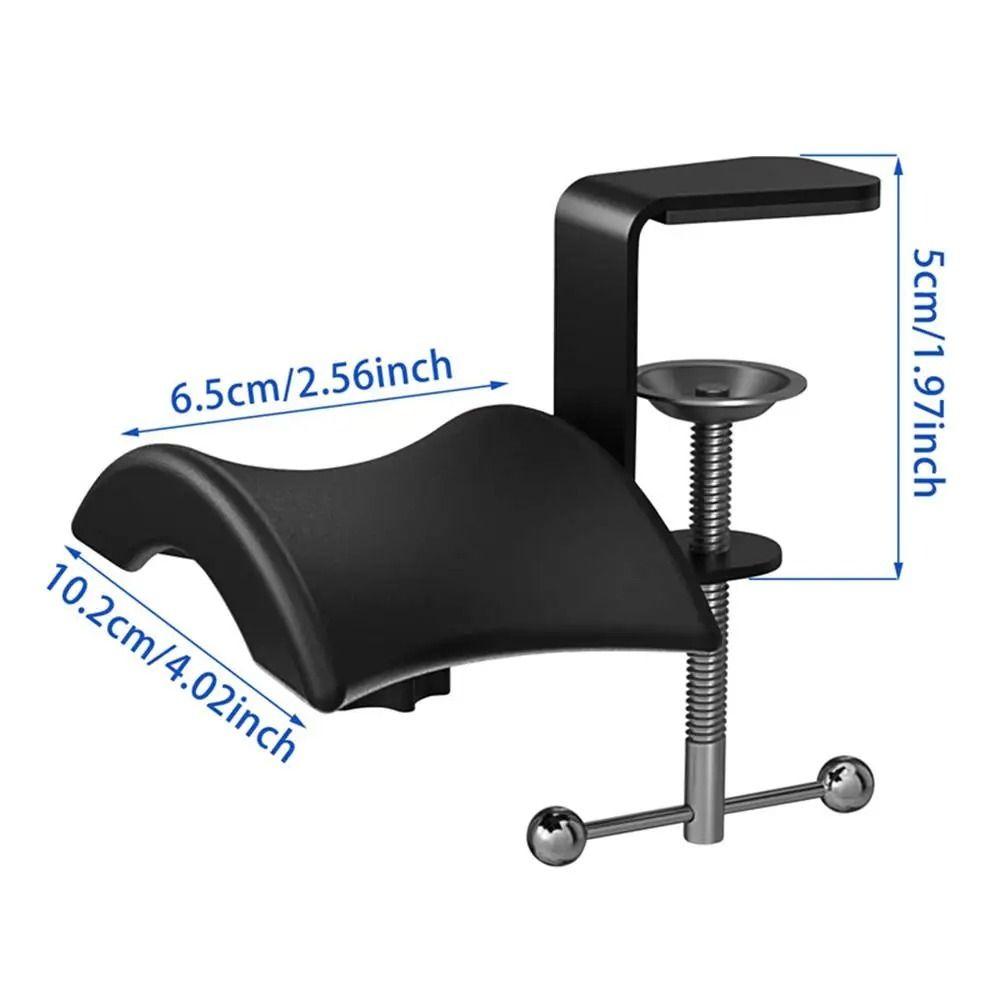 Anti-Scratch Cushion Headset Hanger Metal Desktop Earphone Holder Office Computer Desk